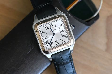 cartier santos dumont dupe|cartier santos dumont large model.